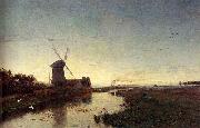 unknow artist Le Point Du Jour, Vue Prise Dans Les Environs De Amsterdam china oil painting reproduction